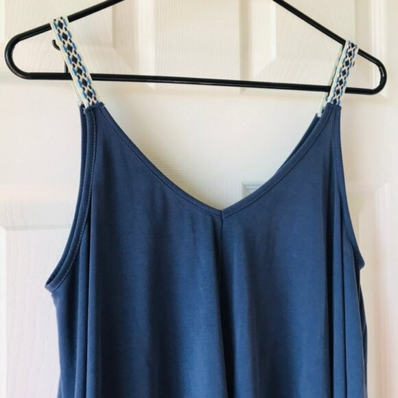 🎆BYE BYE ON 7/20🎆Embroidered Strap Tank Top - Picture 2 of 13